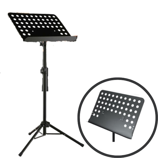 Heavy Duty Adjustable Stage Stand Large Metal Music Sheet Conductor Folding